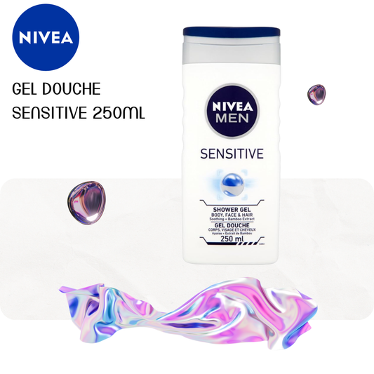 Gel douche Sensitive 250ml - NIVEA MEN