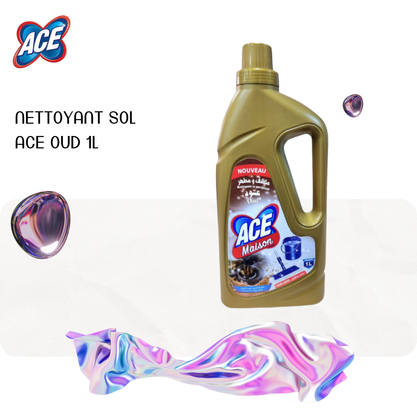 Nettoyant sol ACE OUD 1L