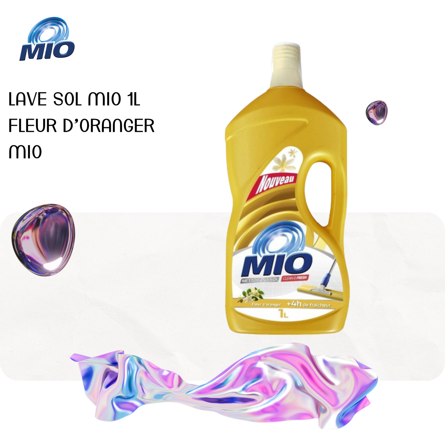 Lave sol MIO 1L Fleur d’oranger