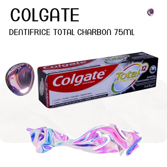 Dentifrice total charbon 75ml - COLGATE