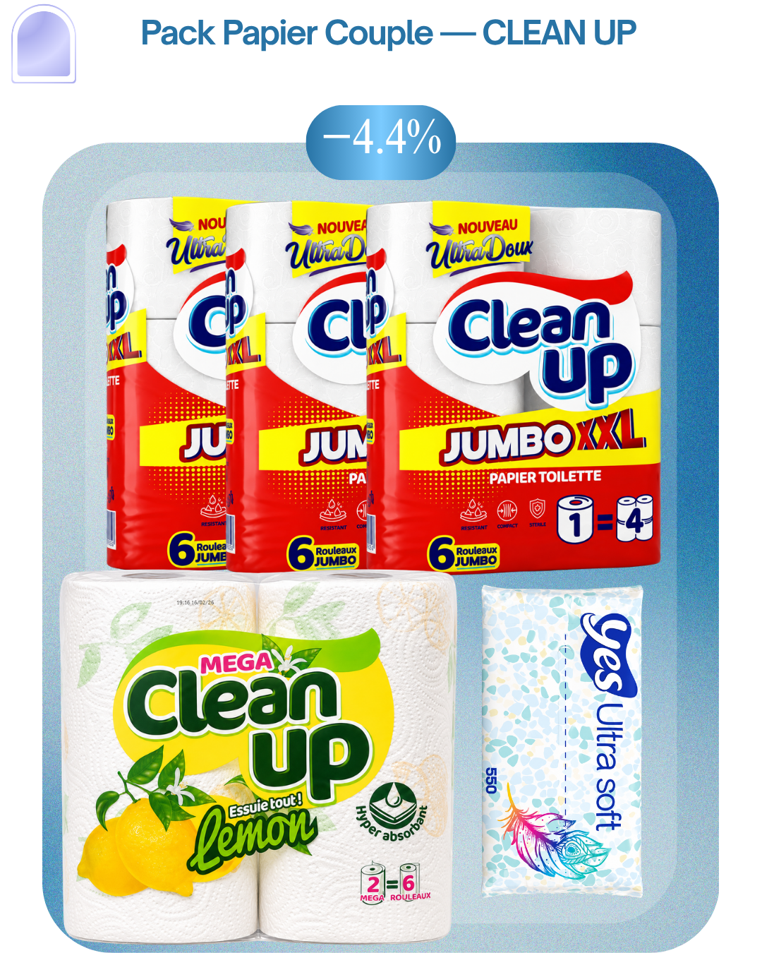 Pack Papier Couple — CLEAN UP
