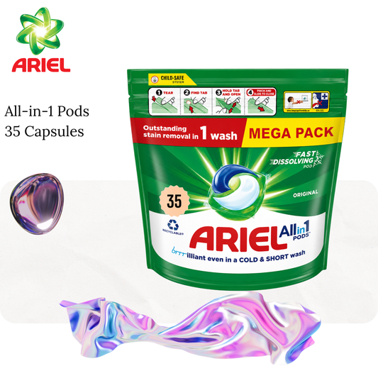 Ariel Original All-in-1 Pods – 35 Capsules