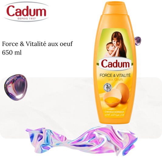 Force & Vitalité aux oeuf 650 ml - Cadum