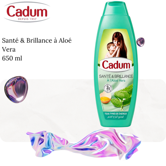 Santé & Brillance à Aloé Vera   650 ml - Cadum