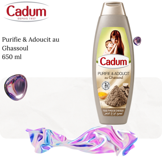 Purifie & Adoucit au Ghassoul  650 ml - Cadum