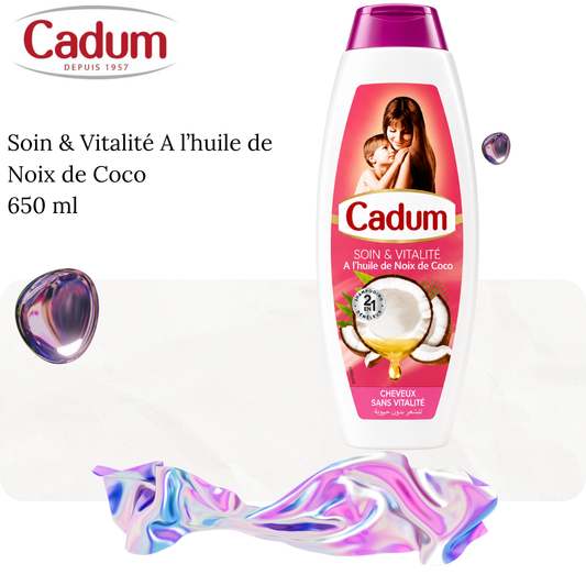 Soin & Vitalité A l’huile de Noix de Coco 650 ml - Cadum