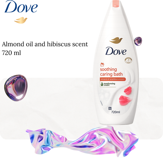 Almond oil and hibiscus scent  GEL DOUCHE 720ml - Dove