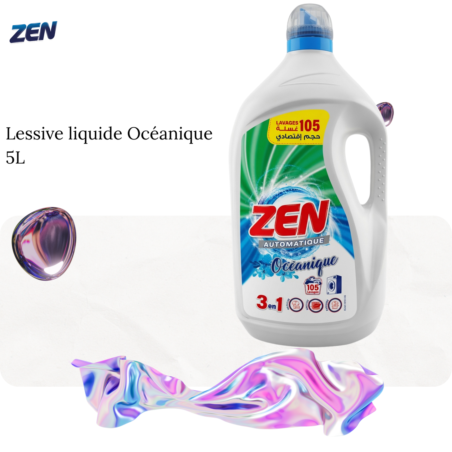 Liquide détergent Océanique 5L - ZEN