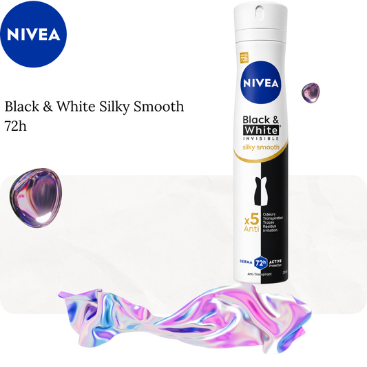 Deodorant spray Black & White Silky Smooth 72h - Nivea