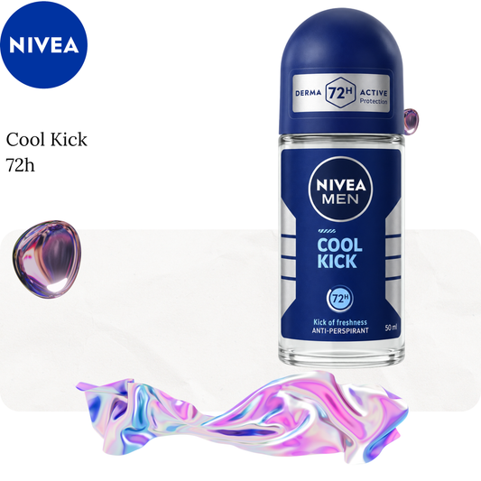 Deodorant Roll-on Homme Cool Kick 72h - Nivea