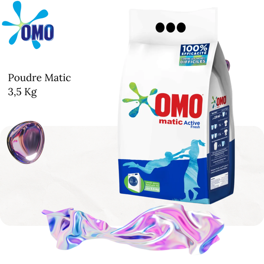 Lessive en poudre Matic 3,5kg - OMO