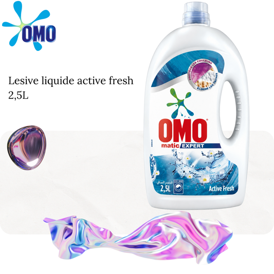 Lessive liquide Active Fresh 2,5L - OMO