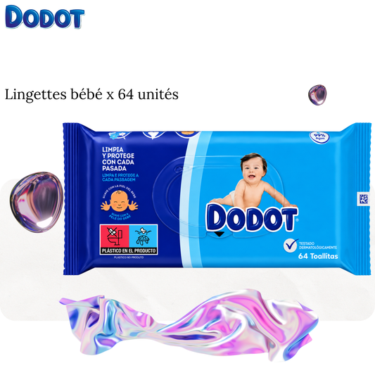 Lingettes bébé x 64 unités - DODOT