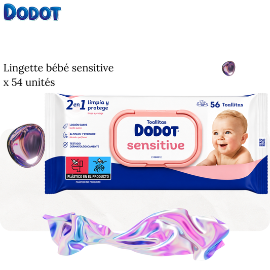 Lingette bébé sensitive x54 unités - DODOT
