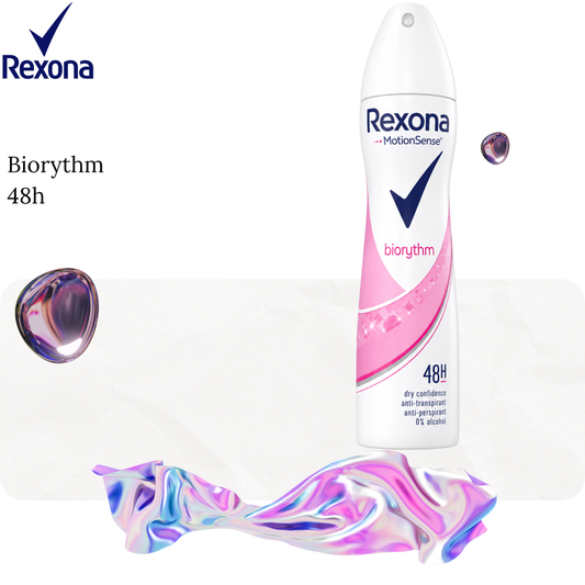 Déodorant femme Biorythm 48h 200ml - REXONA