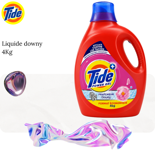 Lessive Liquide Downy 4Kg - Tide